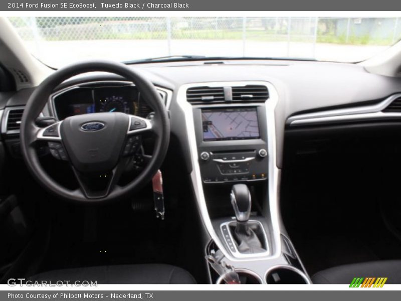 Tuxedo Black / Charcoal Black 2014 Ford Fusion SE EcoBoost