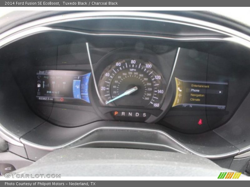Tuxedo Black / Charcoal Black 2014 Ford Fusion SE EcoBoost