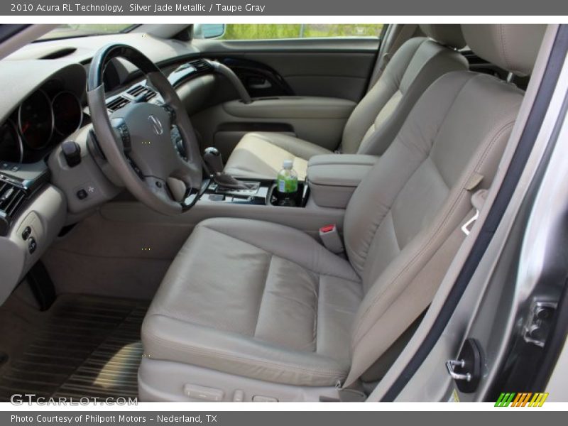 Silver Jade Metallic / Taupe Gray 2010 Acura RL Technology