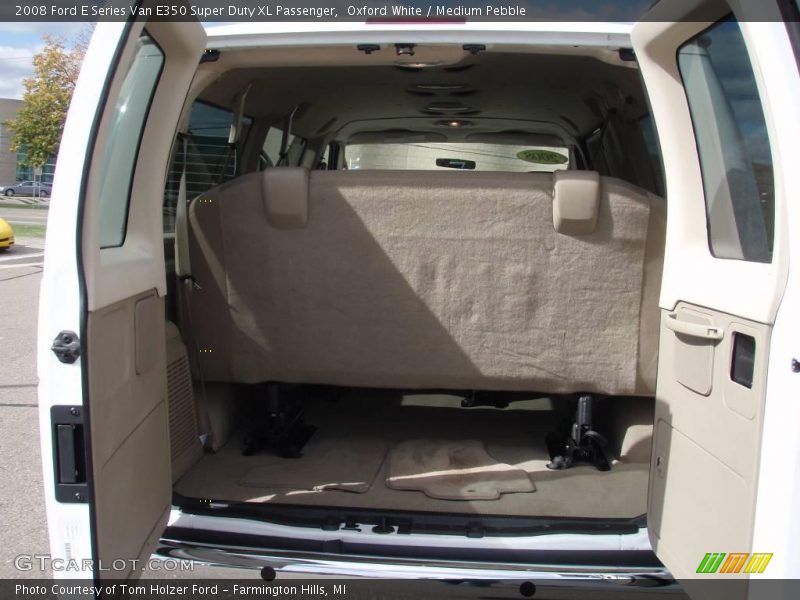 Oxford White / Medium Pebble 2008 Ford E Series Van E350 Super Duty XL Passenger