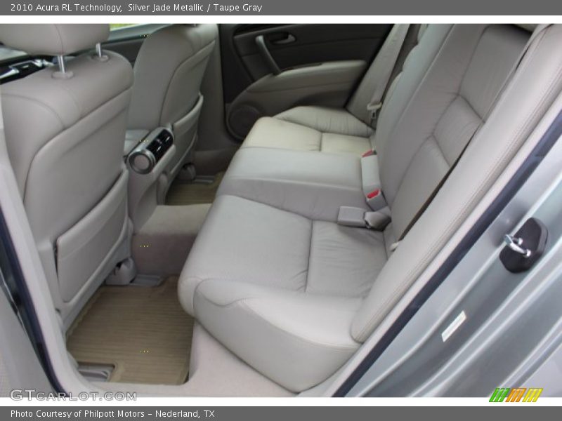 Silver Jade Metallic / Taupe Gray 2010 Acura RL Technology