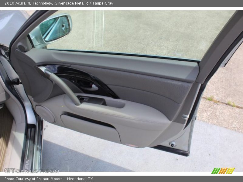 Silver Jade Metallic / Taupe Gray 2010 Acura RL Technology