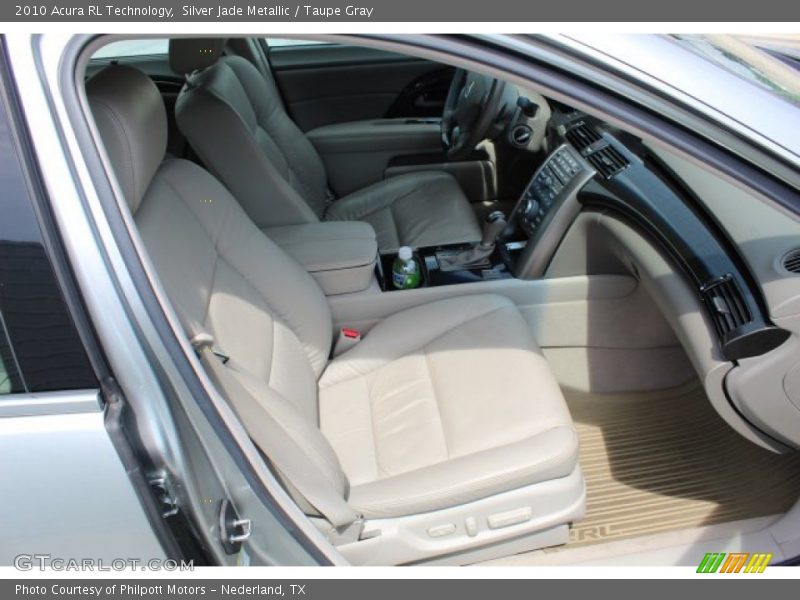 Silver Jade Metallic / Taupe Gray 2010 Acura RL Technology