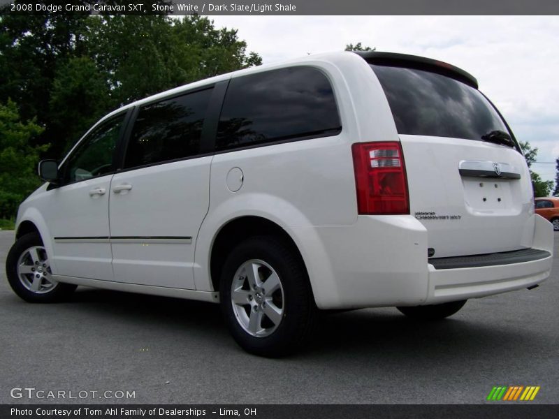 Stone White / Dark Slate/Light Shale 2008 Dodge Grand Caravan SXT