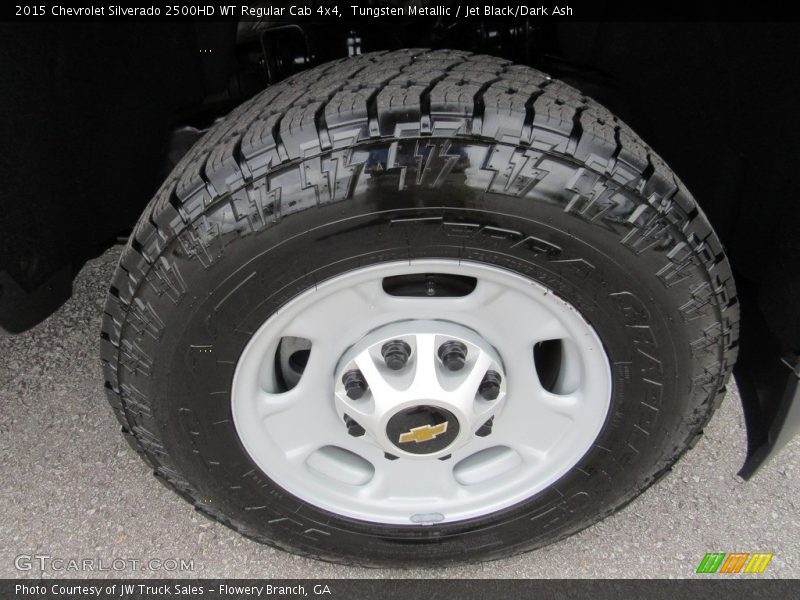 Tungsten Metallic / Jet Black/Dark Ash 2015 Chevrolet Silverado 2500HD WT Regular Cab 4x4