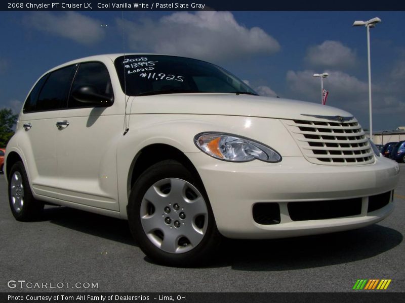 Cool Vanilla White / Pastel Slate Gray 2008 Chrysler PT Cruiser LX