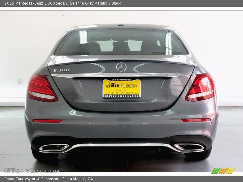 Selenite Grey Metallic / Black 2019 Mercedes-Benz E 300 Sedan