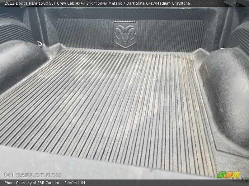 Bright Silver Metallic / Dark Slate Gray/Medium Graystone 2012 Dodge Ram 1500 SLT Crew Cab 4x4