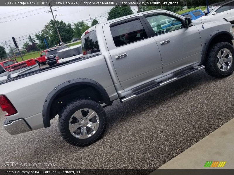Bright Silver Metallic / Dark Slate Gray/Medium Graystone 2012 Dodge Ram 1500 SLT Crew Cab 4x4