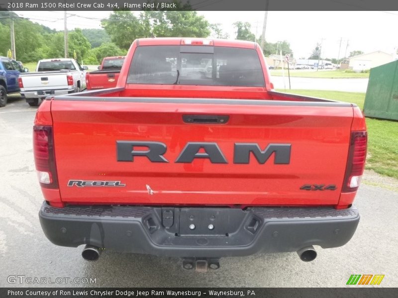 Flame Red / Black 2018 Ram 1500 Rebel Crew Cab 4x4