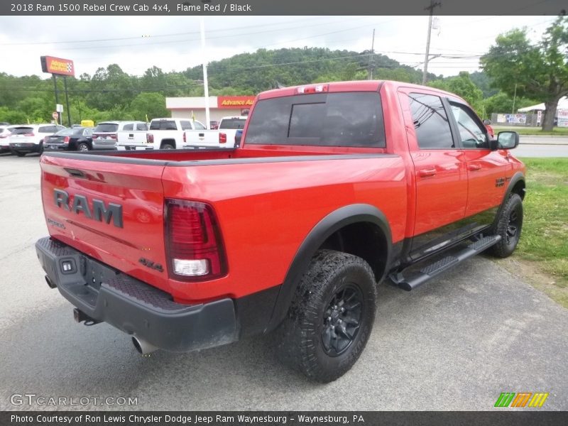 Flame Red / Black 2018 Ram 1500 Rebel Crew Cab 4x4