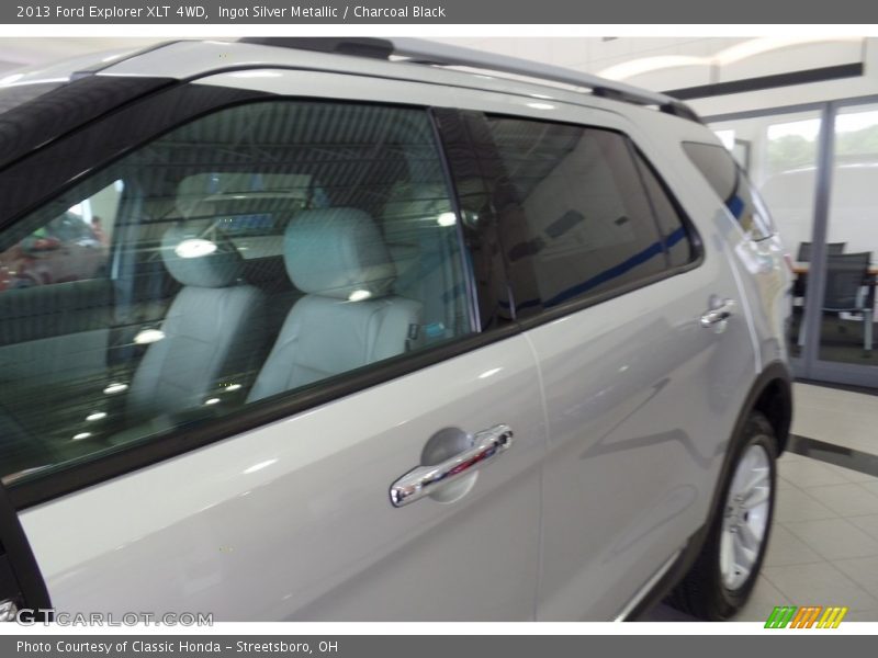 Ingot Silver Metallic / Charcoal Black 2013 Ford Explorer XLT 4WD