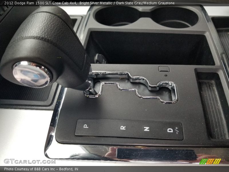 Bright Silver Metallic / Dark Slate Gray/Medium Graystone 2012 Dodge Ram 1500 SLT Crew Cab 4x4