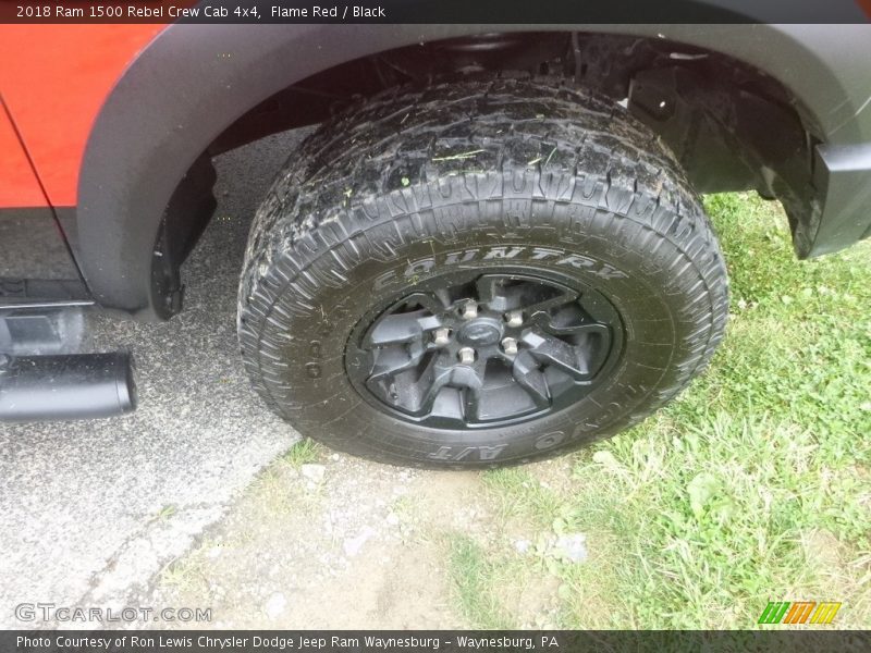 Flame Red / Black 2018 Ram 1500 Rebel Crew Cab 4x4