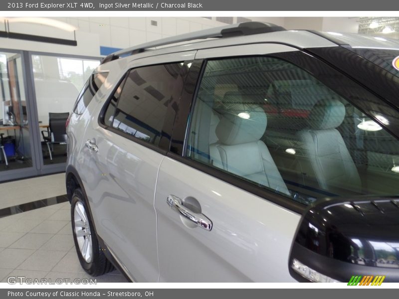 Ingot Silver Metallic / Charcoal Black 2013 Ford Explorer XLT 4WD