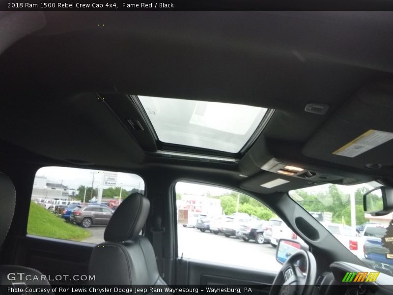Flame Red / Black 2018 Ram 1500 Rebel Crew Cab 4x4