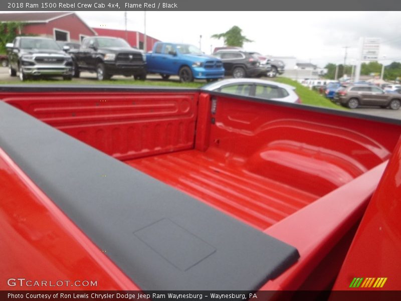 Flame Red / Black 2018 Ram 1500 Rebel Crew Cab 4x4
