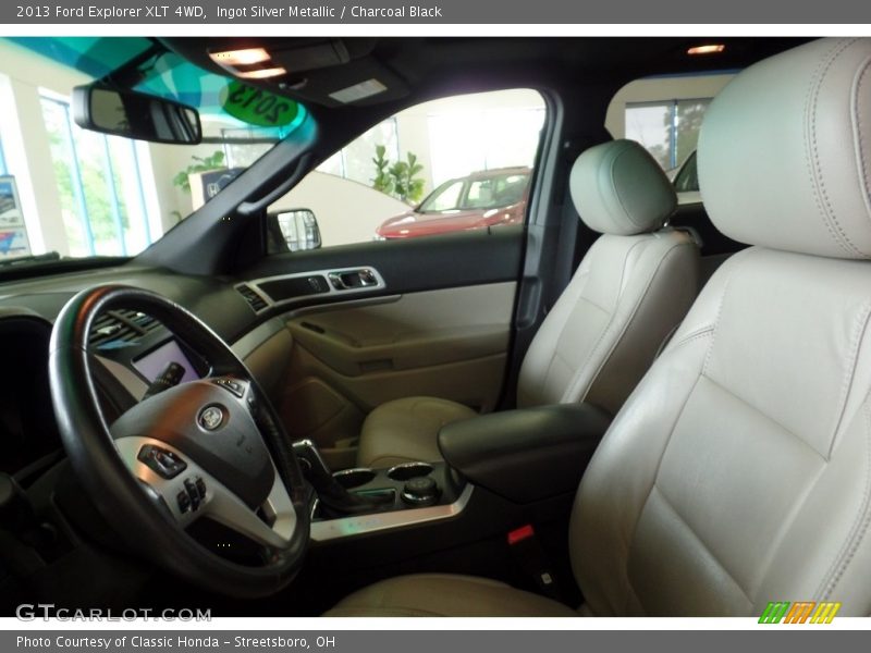 Ingot Silver Metallic / Charcoal Black 2013 Ford Explorer XLT 4WD