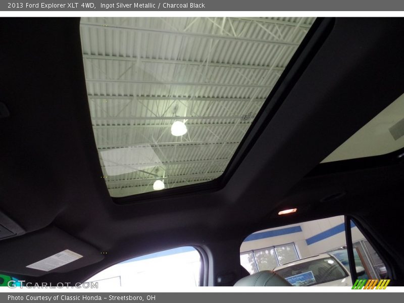 Ingot Silver Metallic / Charcoal Black 2013 Ford Explorer XLT 4WD