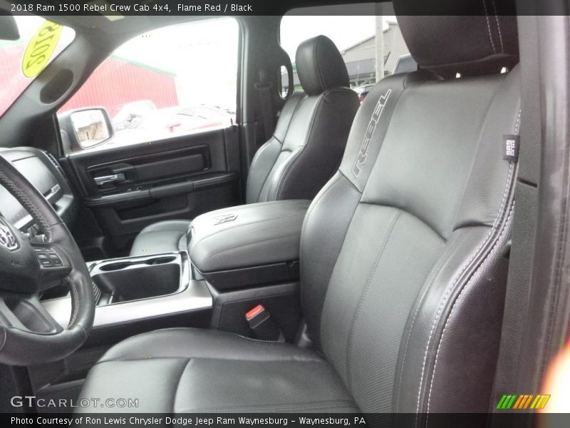 Flame Red / Black 2018 Ram 1500 Rebel Crew Cab 4x4