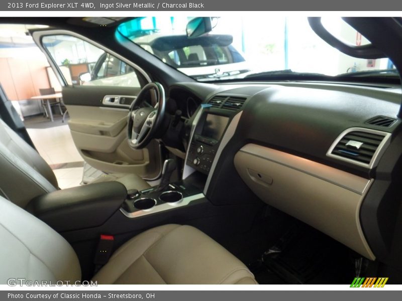 Ingot Silver Metallic / Charcoal Black 2013 Ford Explorer XLT 4WD