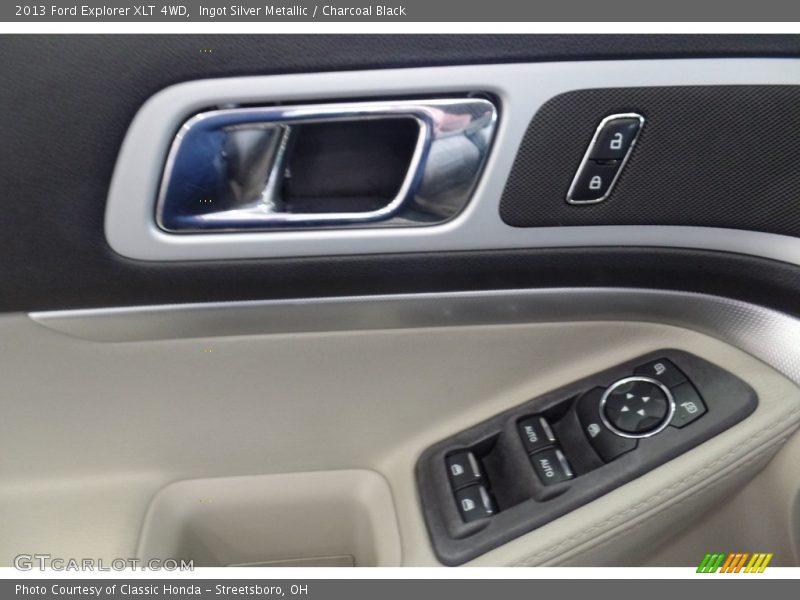 Ingot Silver Metallic / Charcoal Black 2013 Ford Explorer XLT 4WD