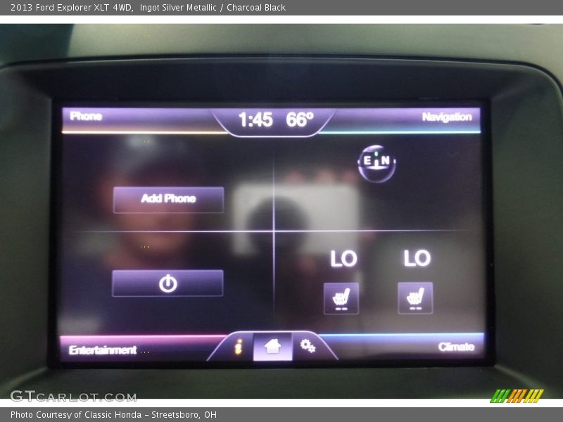 Ingot Silver Metallic / Charcoal Black 2013 Ford Explorer XLT 4WD