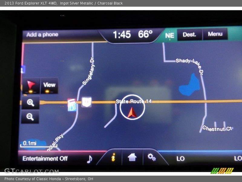 Ingot Silver Metallic / Charcoal Black 2013 Ford Explorer XLT 4WD