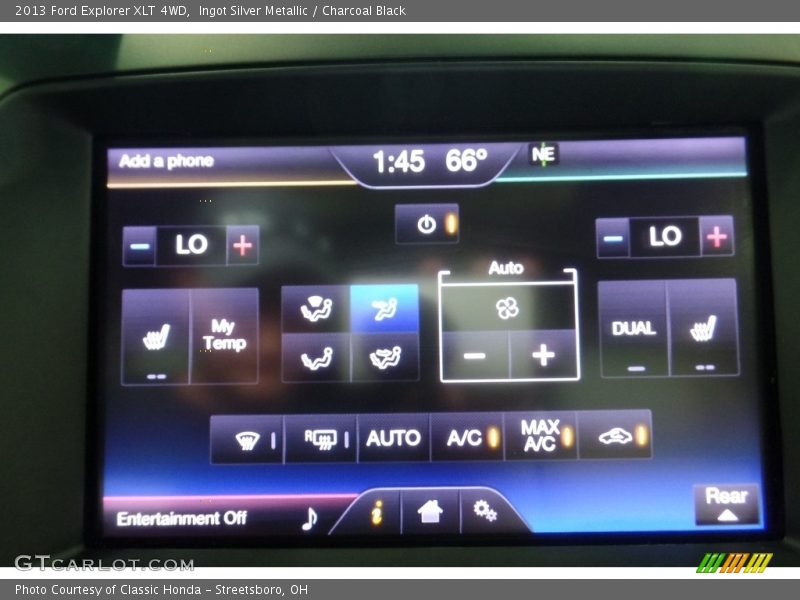 Ingot Silver Metallic / Charcoal Black 2013 Ford Explorer XLT 4WD