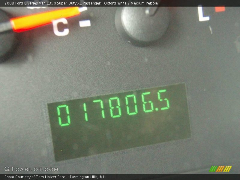 Oxford White / Medium Pebble 2008 Ford E Series Van E350 Super Duty XL Passenger