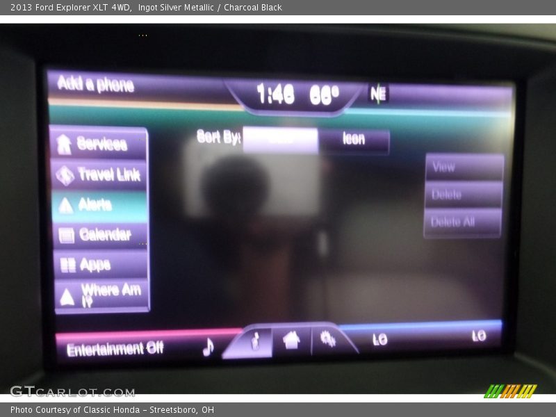 Ingot Silver Metallic / Charcoal Black 2013 Ford Explorer XLT 4WD