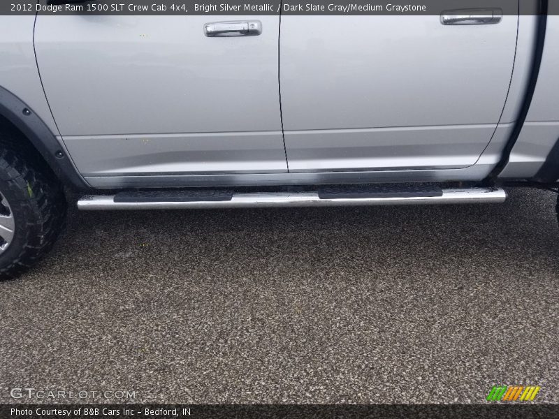 Bright Silver Metallic / Dark Slate Gray/Medium Graystone 2012 Dodge Ram 1500 SLT Crew Cab 4x4
