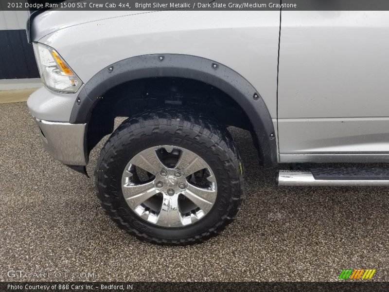 Bright Silver Metallic / Dark Slate Gray/Medium Graystone 2012 Dodge Ram 1500 SLT Crew Cab 4x4