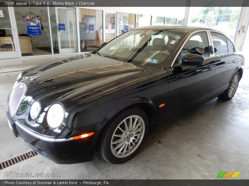 Ebony Black / Charcoal 2006 Jaguar S-Type 3.0