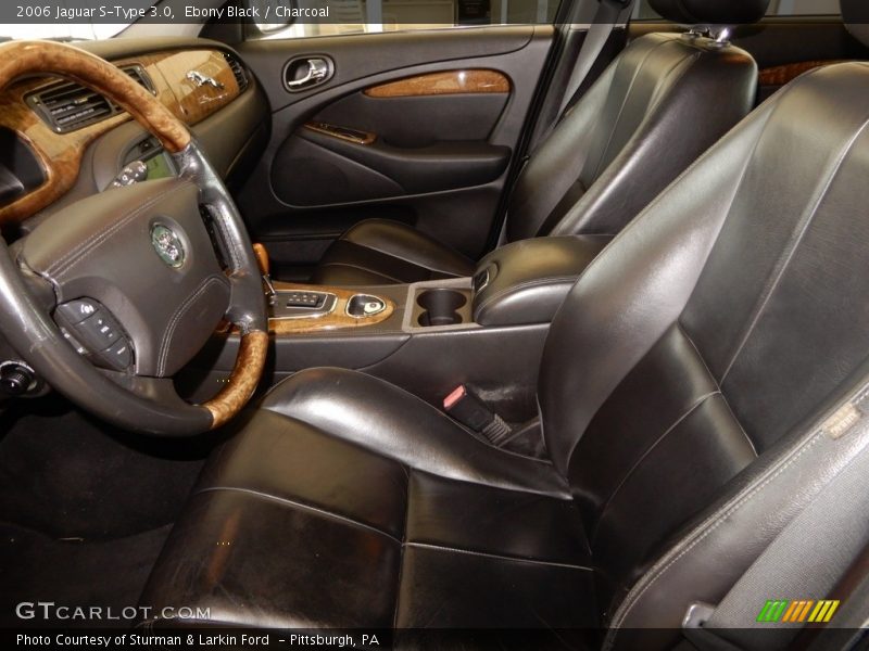 Ebony Black / Charcoal 2006 Jaguar S-Type 3.0