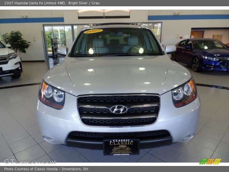 Bright Silver / Gray 2007 Hyundai Santa Fe Limited 4WD