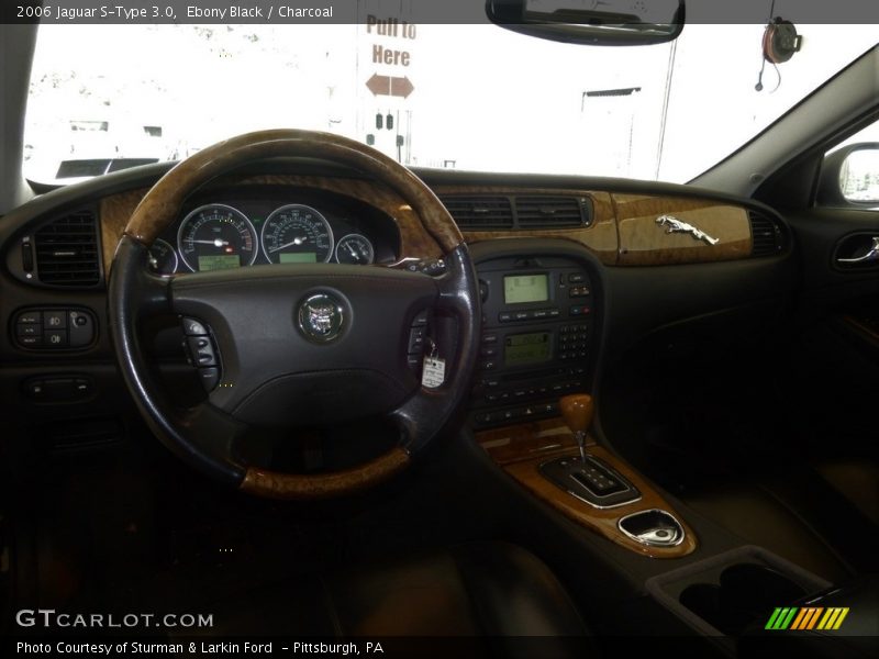Ebony Black / Charcoal 2006 Jaguar S-Type 3.0