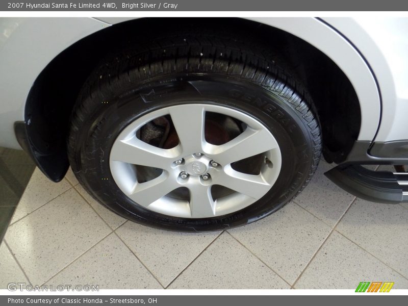 Bright Silver / Gray 2007 Hyundai Santa Fe Limited 4WD