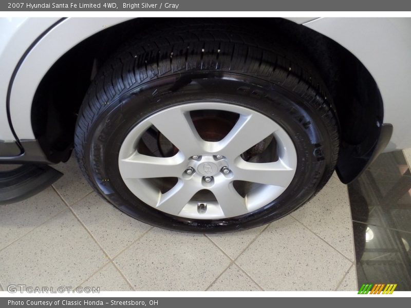 Bright Silver / Gray 2007 Hyundai Santa Fe Limited 4WD