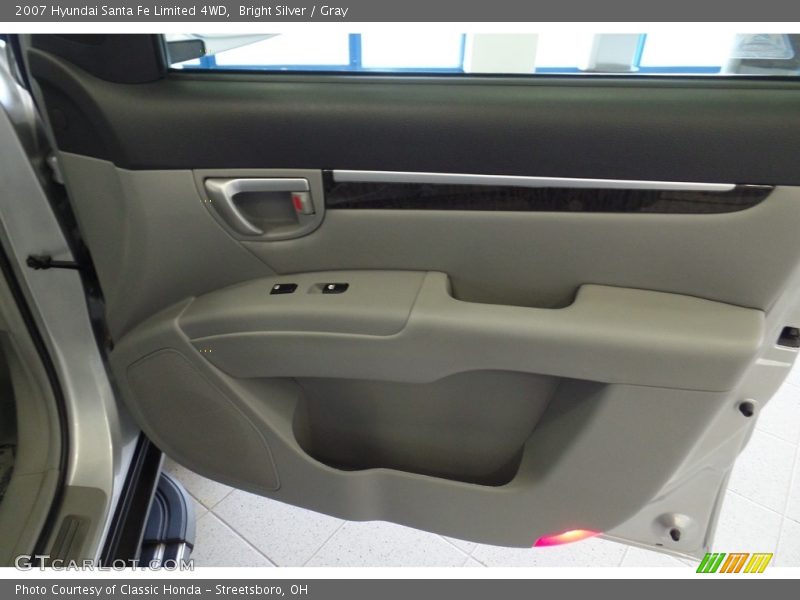 Bright Silver / Gray 2007 Hyundai Santa Fe Limited 4WD