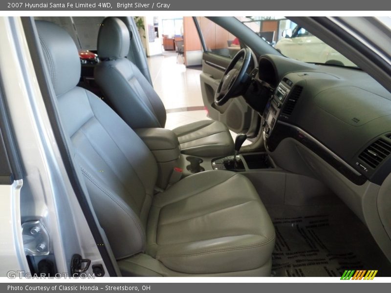 Bright Silver / Gray 2007 Hyundai Santa Fe Limited 4WD