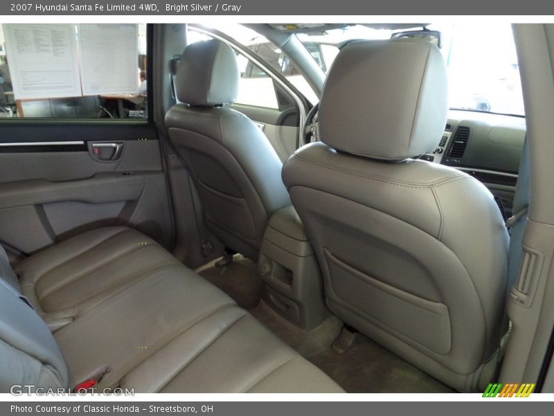 Bright Silver / Gray 2007 Hyundai Santa Fe Limited 4WD