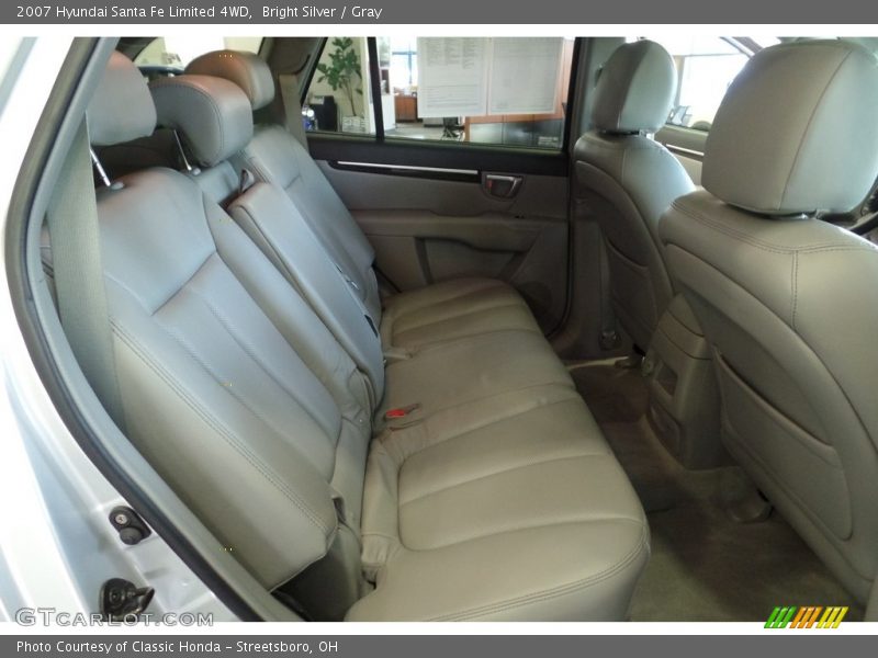 Bright Silver / Gray 2007 Hyundai Santa Fe Limited 4WD