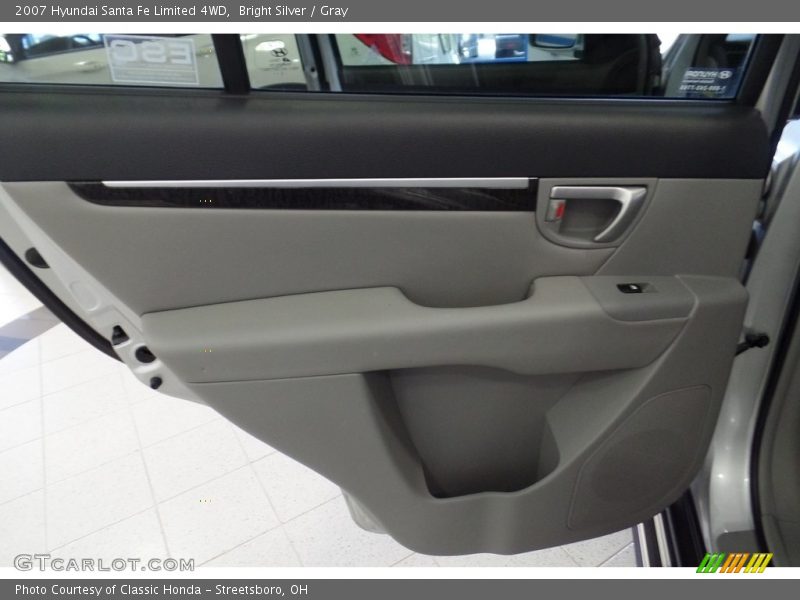 Bright Silver / Gray 2007 Hyundai Santa Fe Limited 4WD