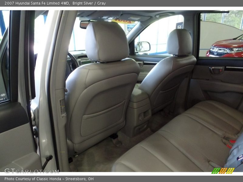 Bright Silver / Gray 2007 Hyundai Santa Fe Limited 4WD