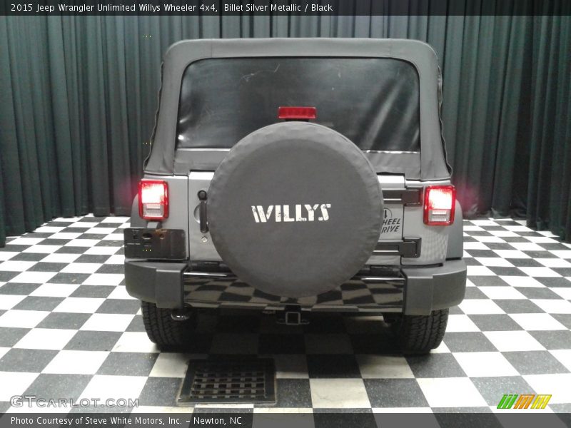 Billet Silver Metallic / Black 2015 Jeep Wrangler Unlimited Willys Wheeler 4x4