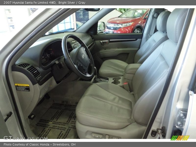 Bright Silver / Gray 2007 Hyundai Santa Fe Limited 4WD
