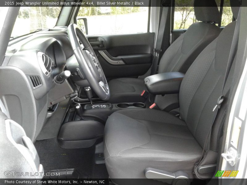 Billet Silver Metallic / Black 2015 Jeep Wrangler Unlimited Willys Wheeler 4x4