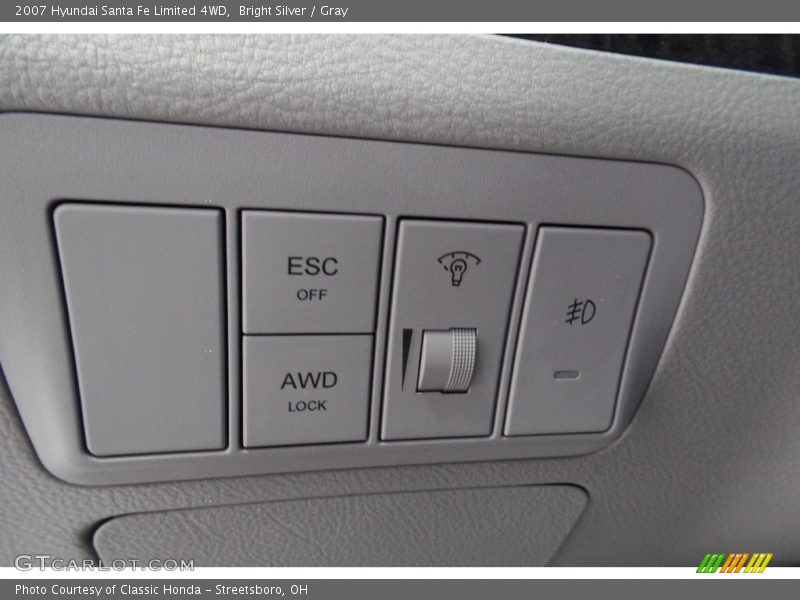 Bright Silver / Gray 2007 Hyundai Santa Fe Limited 4WD