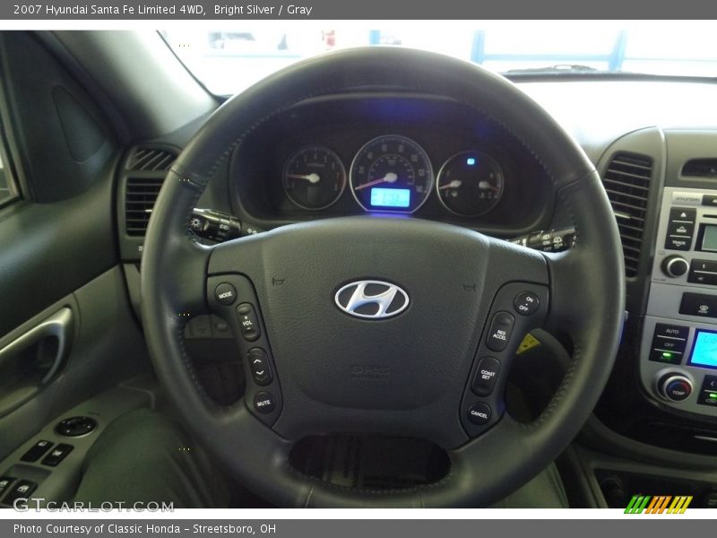 Bright Silver / Gray 2007 Hyundai Santa Fe Limited 4WD